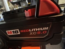 Milwaukee 48-11-1850 M18 XC 5.0 AH 18 Volt Capacity Battery 2 PACK No Box 