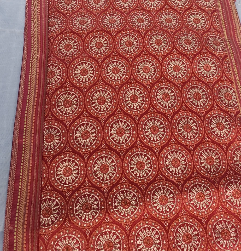 Дорожка для стола Pier One красная желтая с металлическим золотом 14 дюймов x 72 дюйма азиатский дизайн переливатели - Изображение 3 из 4