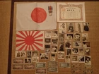 Japanese Japan Showa photos war military WW2 WWII paper flag stock bonds