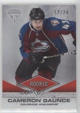 2011-12 Panini Titanium Rookie 17/24 Cameron Gaunce #177 7ez