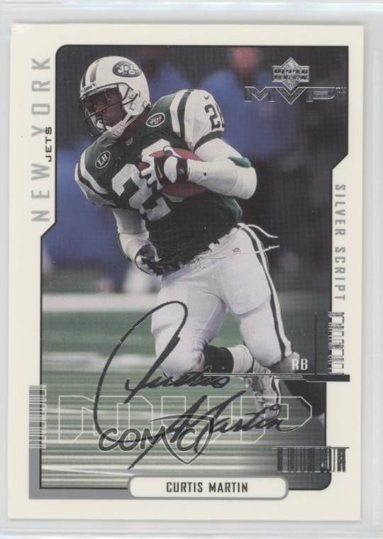 2000 Upper Deck MVP Silver Script Curtis Martin #116 HOF 2u3