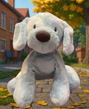 Baby Gund Spunky Blue Puppy Dog Plush Stuffed Animal First Pet Stuffy