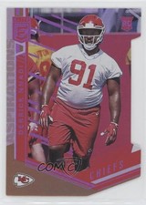 2018 Donruss Elite Rookies Aspirations Die-Cut 22/24 Derrick Nnadi #123 03rx