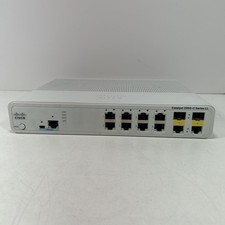 Cisco Catalyst 2960C Series LL WS-C2960C-8TC-S 8 Port Fast Ethernet 100Mb Switch