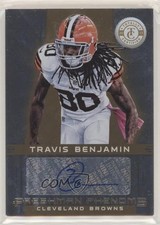 2012 Totally Certified Platinum Gold 23/25 Travis Benjamin #173 9pd