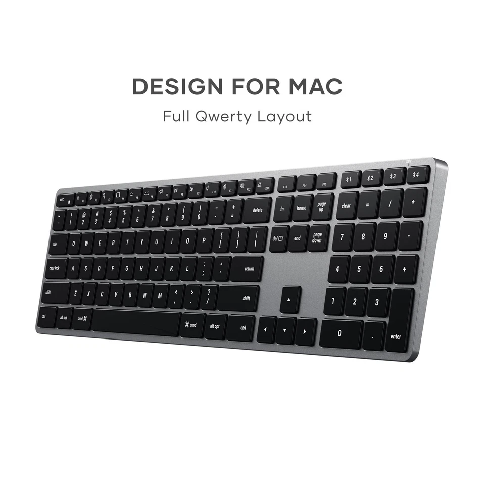 Slim X3 Bluetooth Backlit Keyboard for Mac, Illuminated Keys & Multi-Device S... - Image 3 of 4