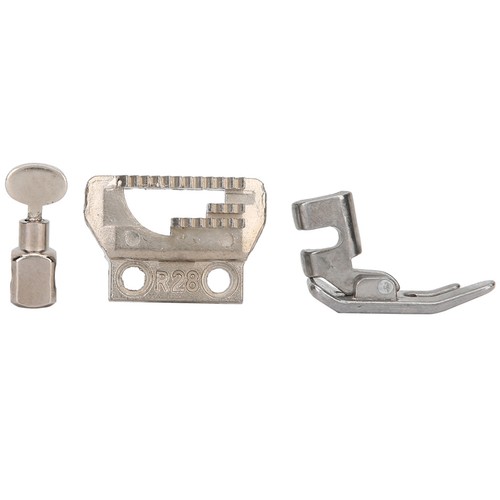 ·Kit de prensatelas de pie de diente de sierra abrazadera de placa de aguja de metal para costura doméstica M - Imagen 15 de 15