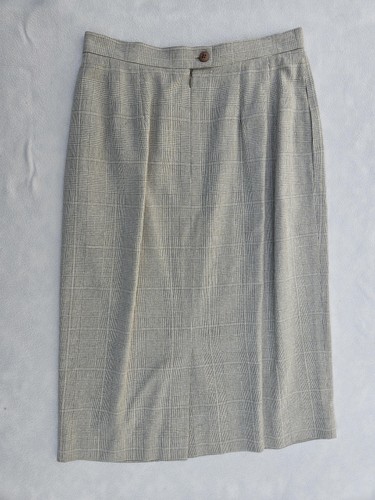 Vintage Christian Dior Blazer Skirt Suit Womens 6 Plaid Double Breasted 80s USA - Picture 9 of 20
