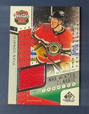 2025-2026 SP Game Used Hockey Ryan Donato NHL Winter Classic Fabrics Jersey