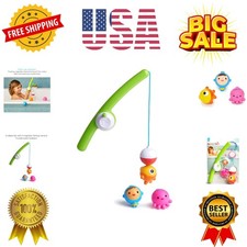 Fishin' Magnetic Baby and Toddler Bath Toy, 4pc Set