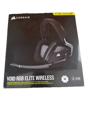 Corsair VOID RGB ELITE Wireless Gaming Headset PC PS4 PS5 Discord Certified