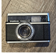 Voigtl nder Bessy AS 35mm Compact Film Camera Black Silver Built-In Light Meter