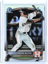2025 Bowman Draft Xavier Neyens BDC-2 Chrome Refractor Baseball Card Ungraded