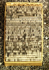 8pt Punctuation & Spacers   Metal letterpress Type  ADANA EIGHT FIVE 8 x 5 User