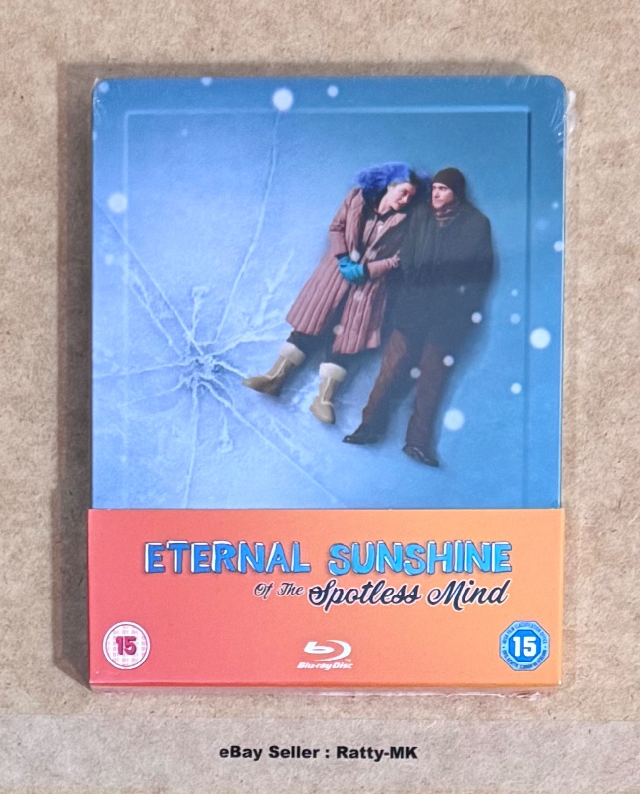 ETERNAL SUNSHINE OF THE SPOTLESS MIND - UK EXCLUSIVE BLU RAY STEELBOOK - NEW