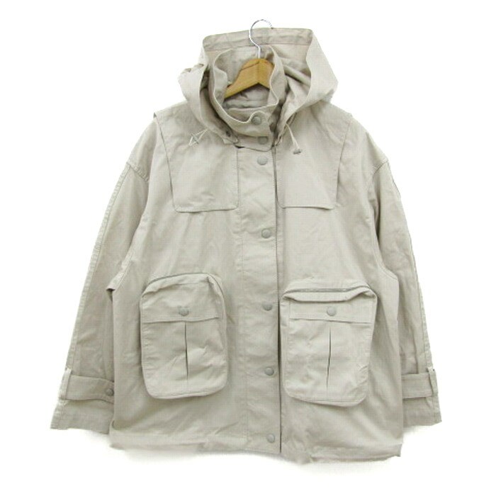 Zara Mountain Parka Jacket Women'S M Size Beige