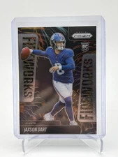 2025 Prizm Jaxson Dart Fireworks Giants RC #6