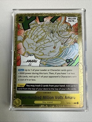 Two-Hundred Million Volts Amaru OP05-115 R ONE PIECE
