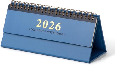 2026 Desk Calendar -Small Desk Calendar 2025-2026 Standing Flip Mini Desktop Cal