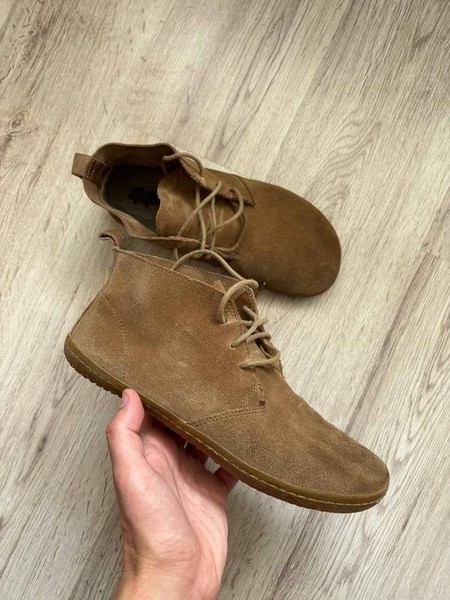 Men Vivobarefoot Boots Brown Suede 42