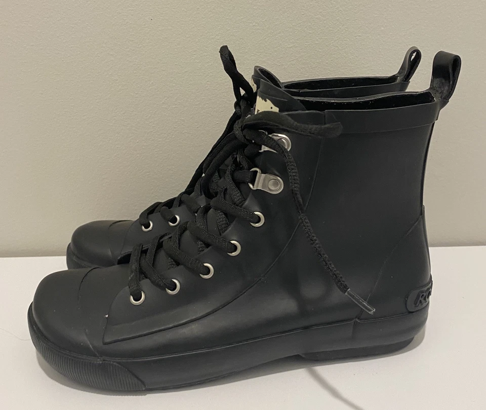 Botines Rocketdog para mujer negros con cordones de goma talla 7,5 excelente estado Foto 2 de 4