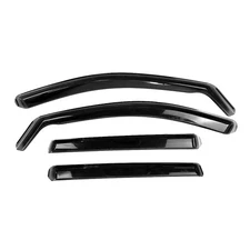 In-Channel For Jeep Cherokee 2014-2023 Rain Guard Window Visor Black Transparent