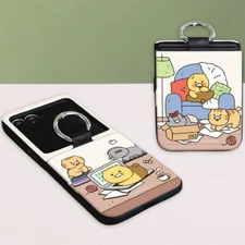Kakao Friends Choonsik Ordinary Day Magnet Card Case for Galaxy Z Flip6 Z Flip5
