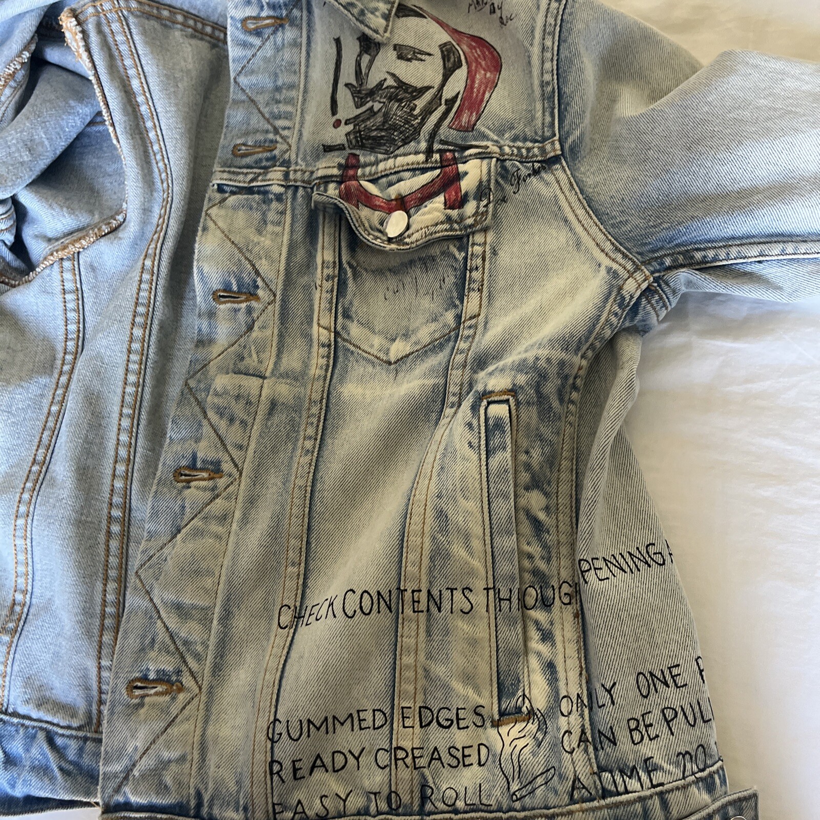 Amiri X Zigzag Jean Jacket 100 Authentic ✅💯💯 image 6