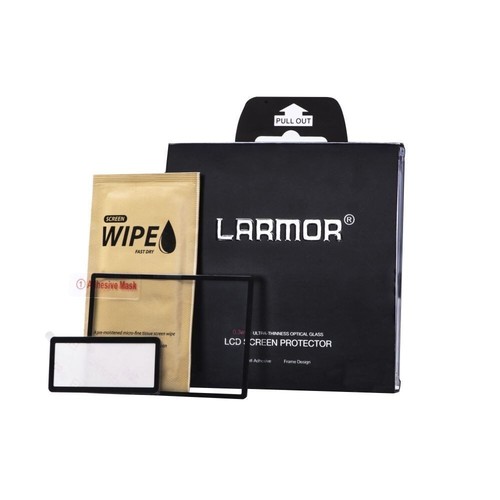 LARMOR Verre Auto-Adhésif Protecteur d'écran LCD pour Nikon D810 - Photo 2 sur 4