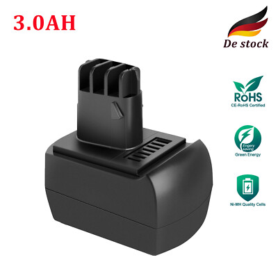 3000mAh 9.6V Ni-MH Akku Für Metabo 6.31746 6.31775 BS 9.6 Impuls 631746000