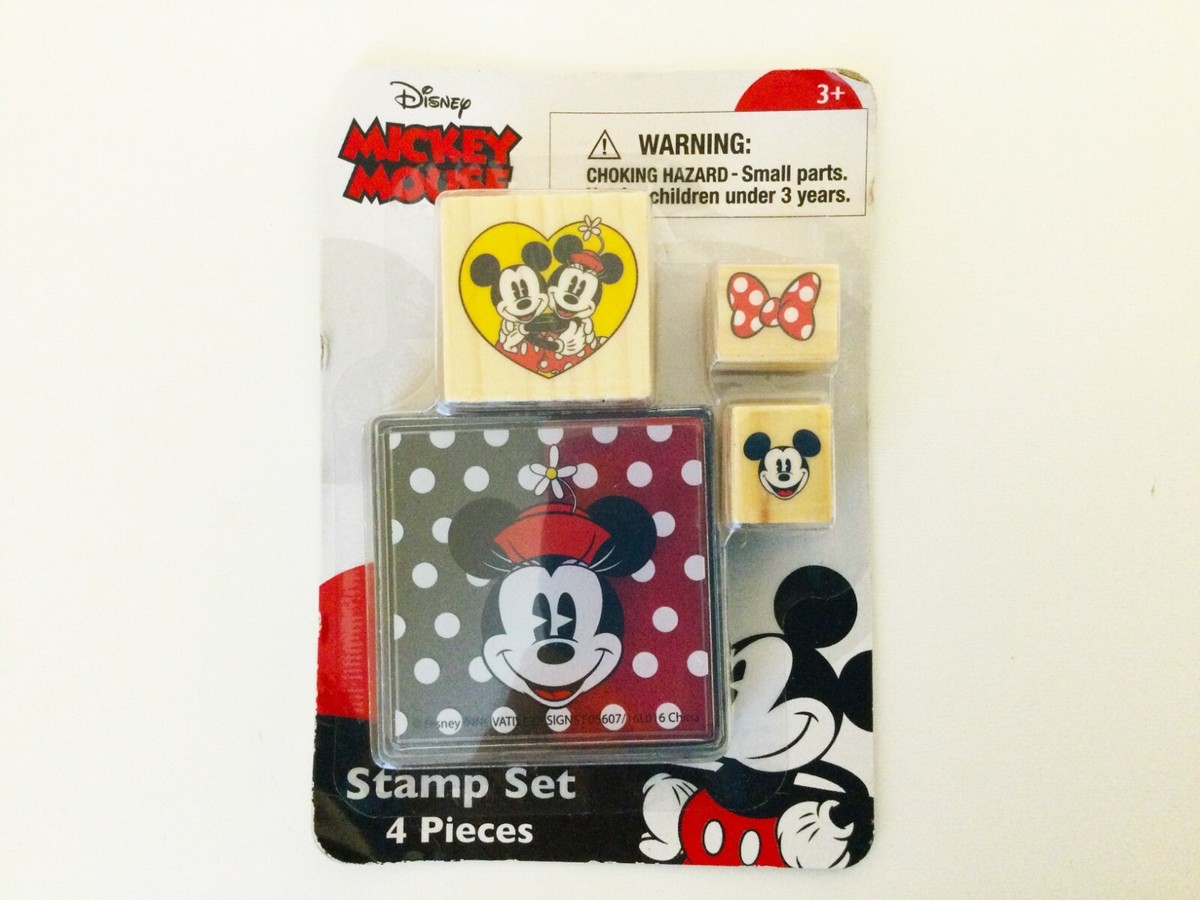 Disney Mickey Mouse 4 Piece Stamp Set | eBay