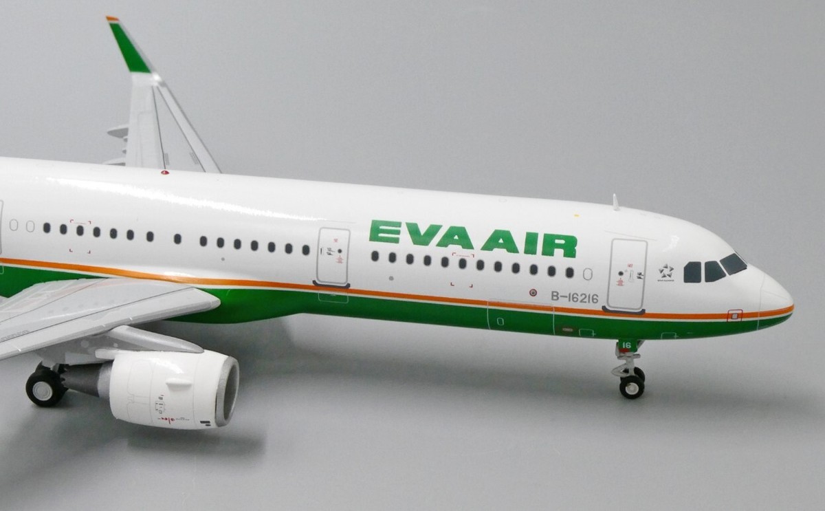 Jc wings エバー航空　A321 B-16216 1/200 LH2095 JC Wings 1 200 LH2095 Eva Air Airbus A321 Diecast Aircraft JET