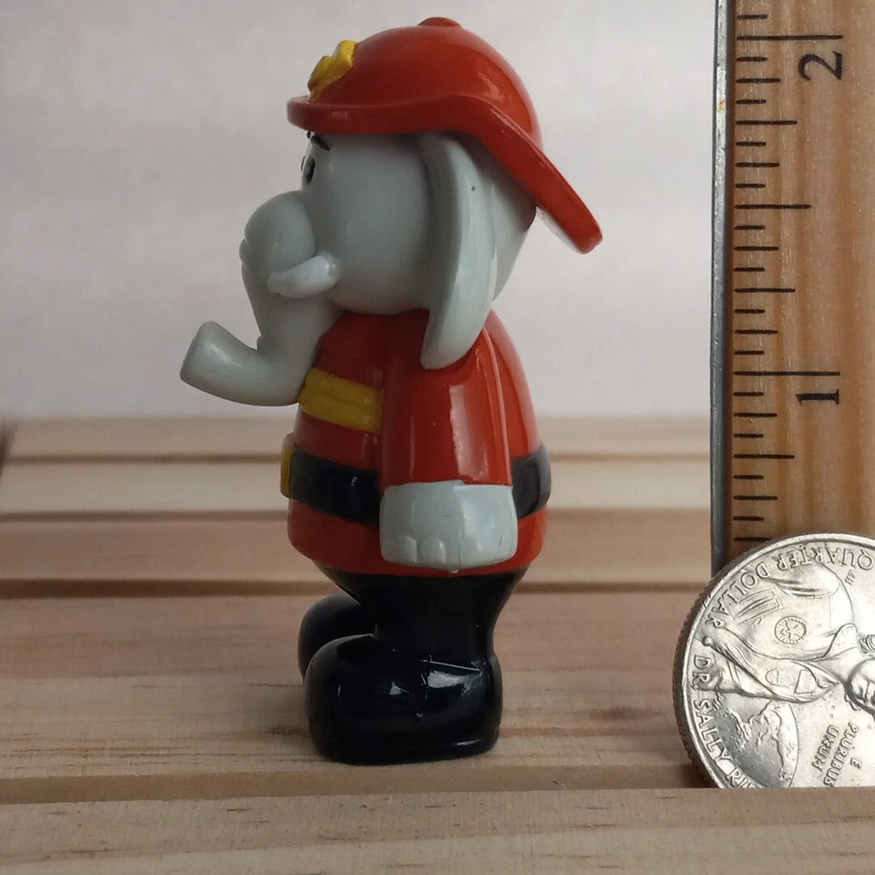 Ganz Webkinz Elephant Firefighter Mini Figure Toy Collectible Webkins - Image 4 of 4