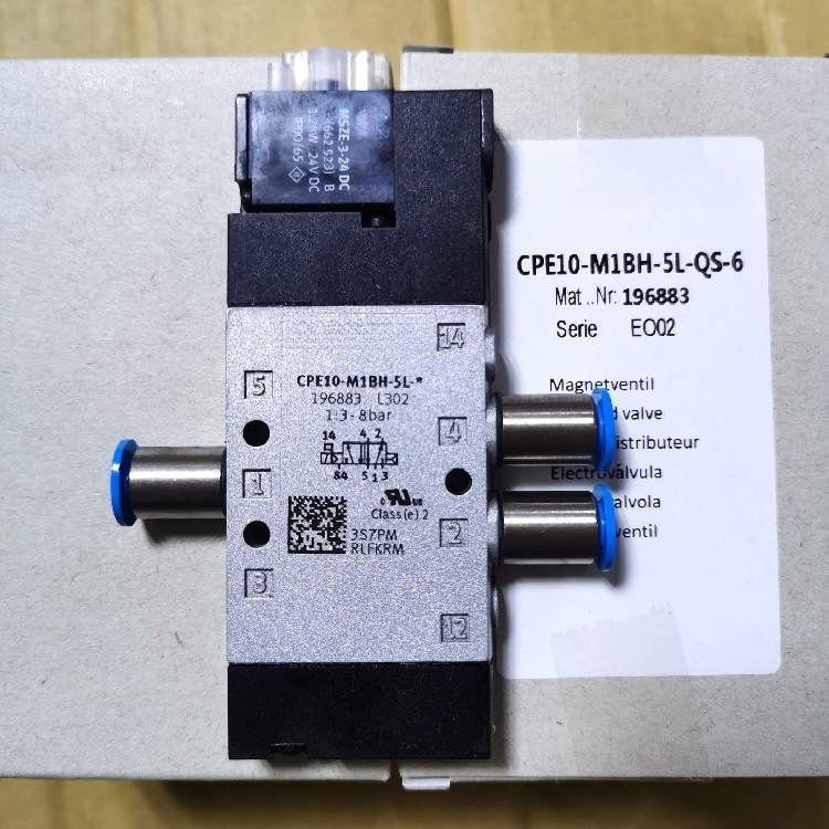 For festo CPE10-M1BH-5L-QS-6 196883 Solenoid Valve