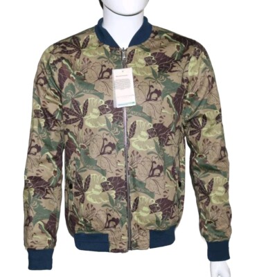 SCOTCH & SODA 171513 MEN'S FLORAL GREEN-NAVY SMALL REVERSIBLE