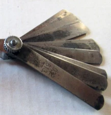 Craftsman Thickness Feeler Gauge Set of 21 Blades #40804 Vintage