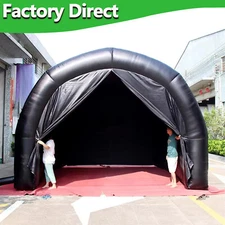 5x4.5x3.5m Black Football Race Inflatable Tunnel Tent W/Customized Logo Printing