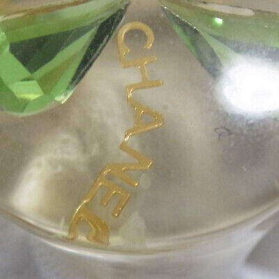 Auth Vintage Chanel Clover Plastic Ring Clear US 6.5 Sz JP Auth Vintage Chanel Clover Plastic Ring Clear US 6.5 Sz JP