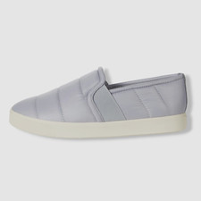 180 Vince Women's Gray Blair Quilted Padded Slip-On Sneaker Shoes Size US 9 M