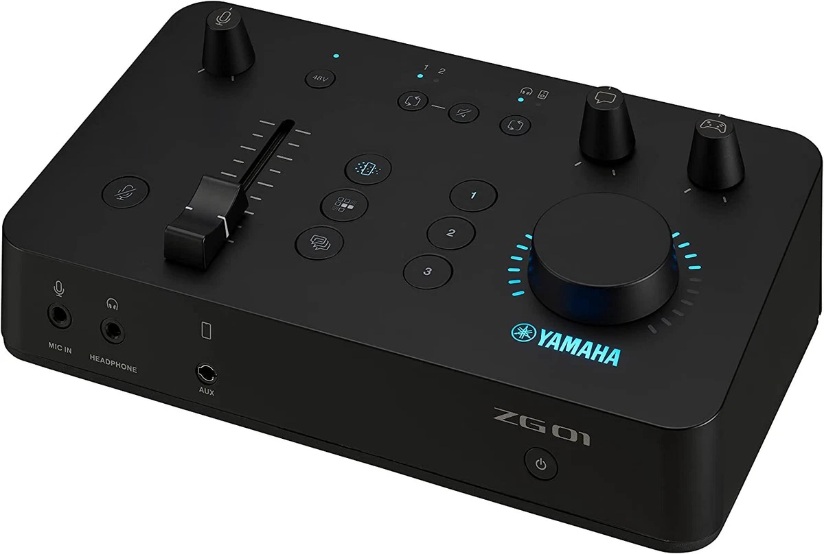 YAMAHA ZG01 Game Streaming Audio Mixer (w/ studio-quality headset