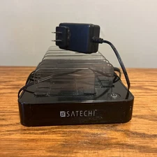 Satechi ST-MCS7B 7-Port USB Charging Station Dock for Phone Tablet w/ Adapter