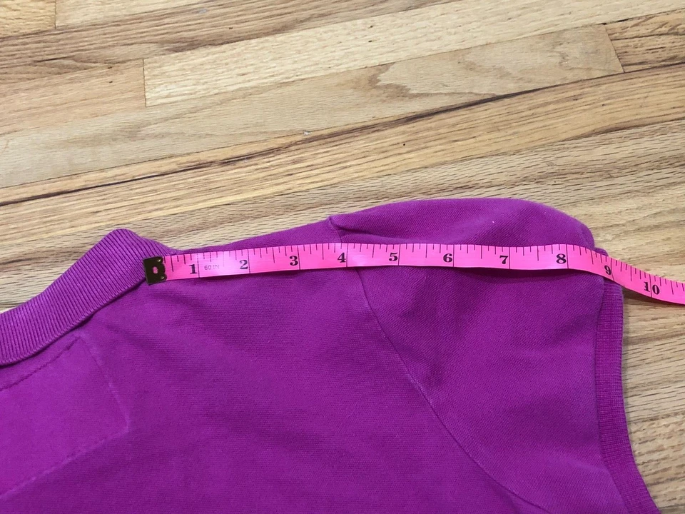 U.S. Polo Assn. Camisa Polo Para Mujer XL Rosa Cuello Extendido Logo USPA Bordado Foto 4 de 4