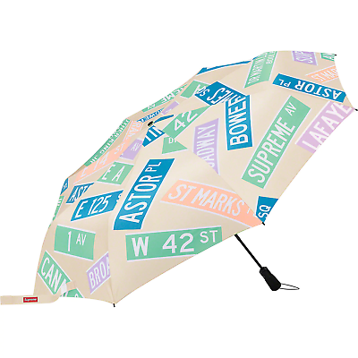 Supreme ShedRain Street Signs Umbrella Natural | eBay Supreme ShedRain Street Signs Umbrella Natural | eBay