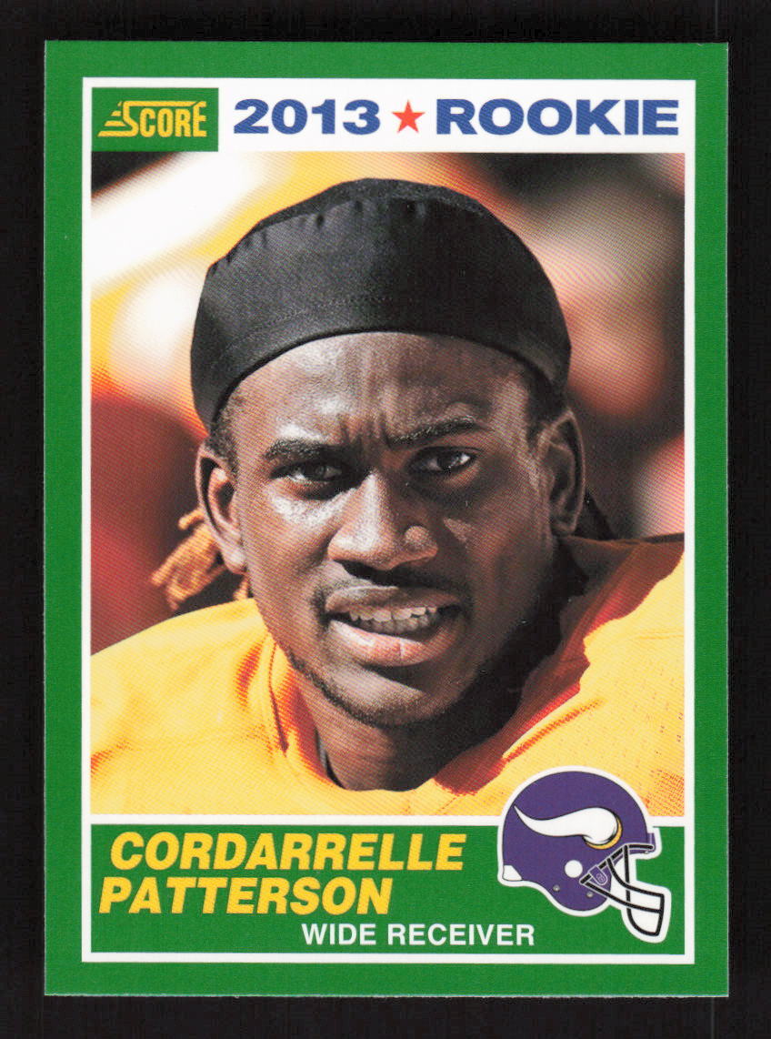 2013 Score  #351 Cordarrelle Patterson Rookie Minnesota Vikings