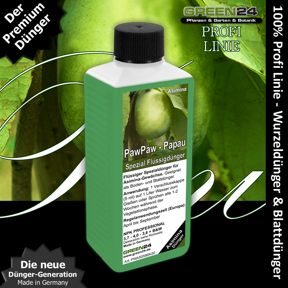 PawPaw-Dnger Flssigdnger NPK fr Indianabanane, Papau, Asimina Pflanzen  | eBay.de