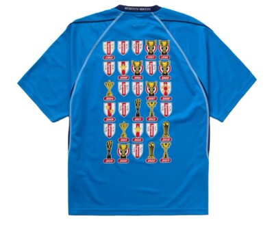 Supreme Jacquard Soccer Jersey ~ Blue ~ XL In Hand Ready To Ship