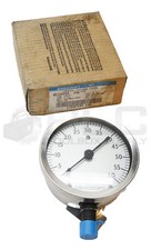 NEW ASHCROFT 451009S04L60 GENERAL SERVICE GAUGE 1009S 4-1/2" 0-60PSI READ 