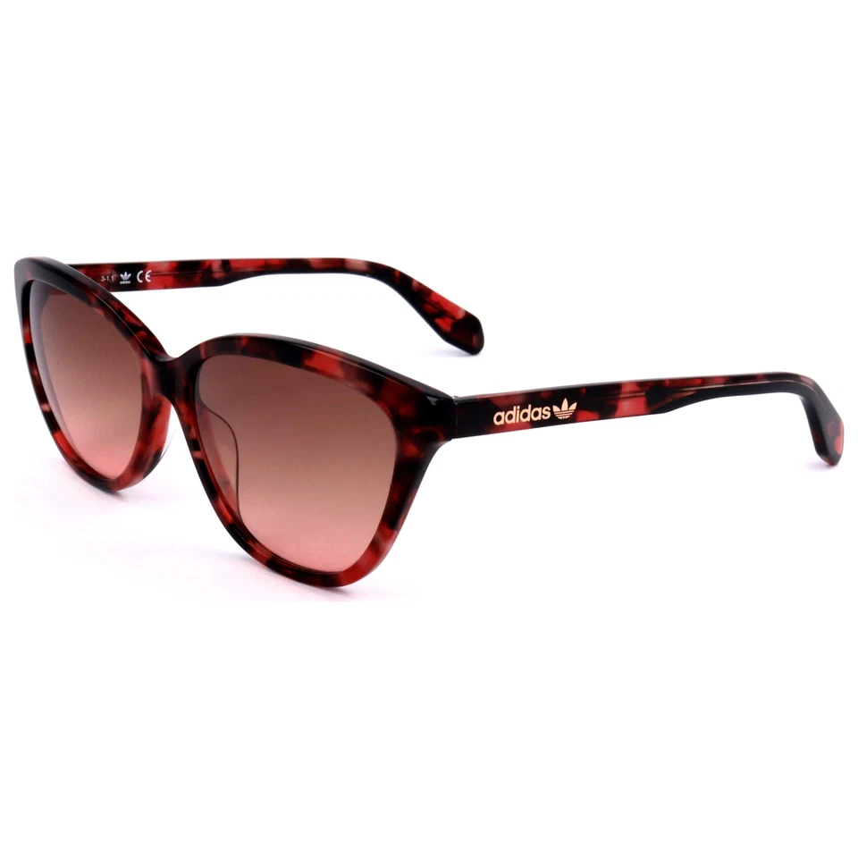 Gafas de sol Adidas originales para mujer 58 mm rojas Habana OR0041-55T-58