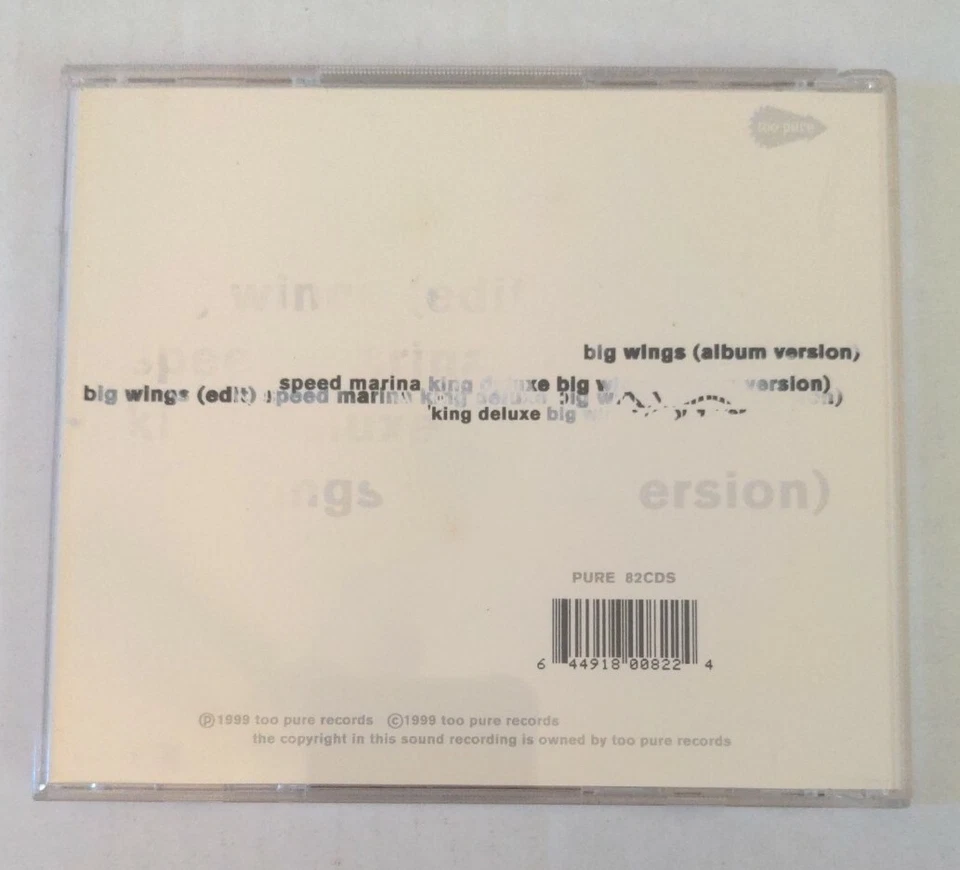 BOWS Big Wings CD EP 1999 Too Pure Records Pop Alternative Indie - Image 2 of 4