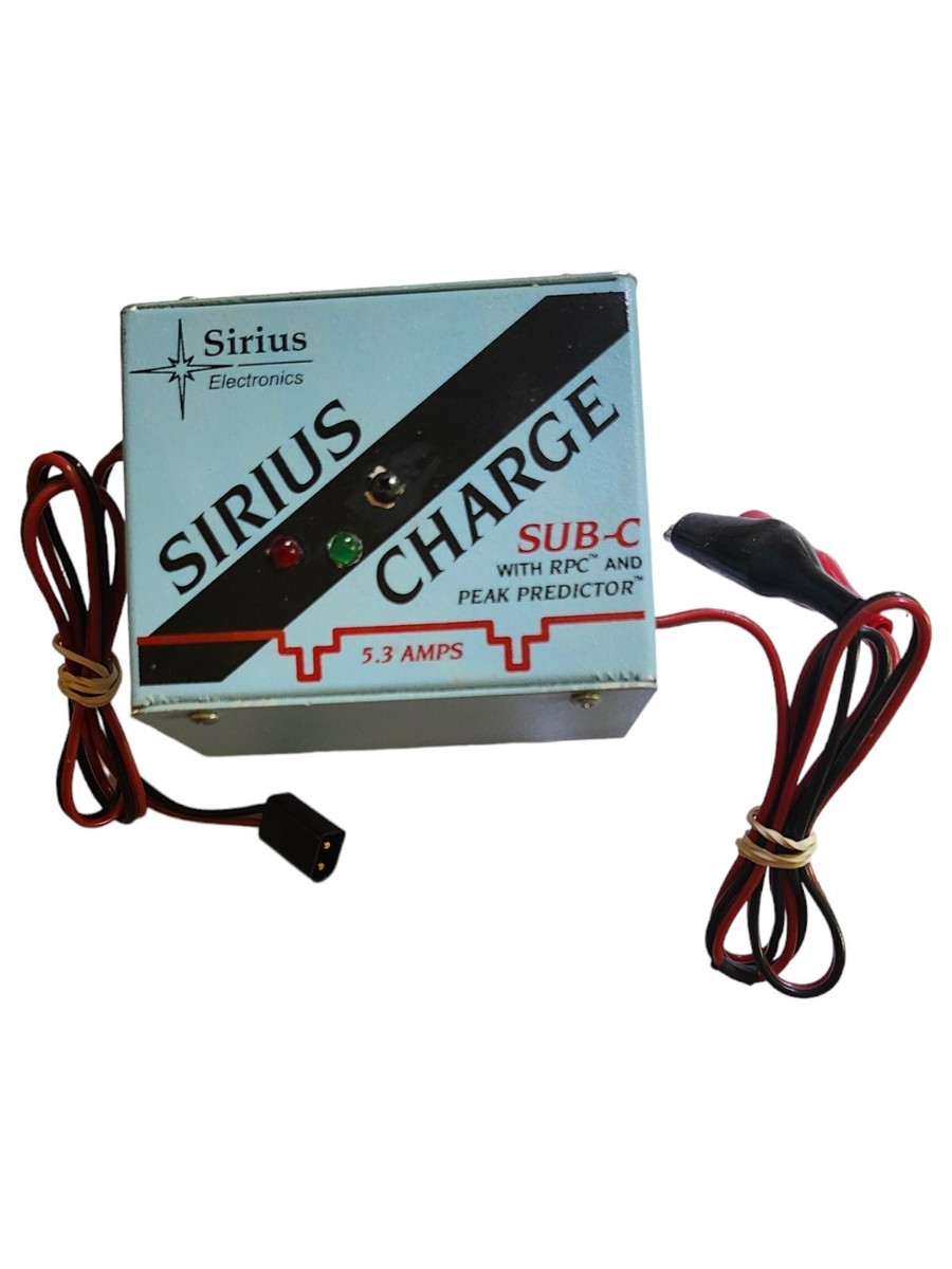 Sirius Electronics Charger Sub-C AMPS with RPC and Peak